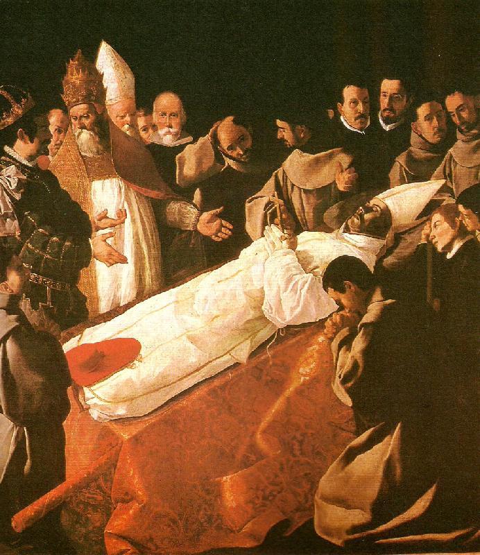 Francisco de Zurbaran death of st. buenaventura oil painting image